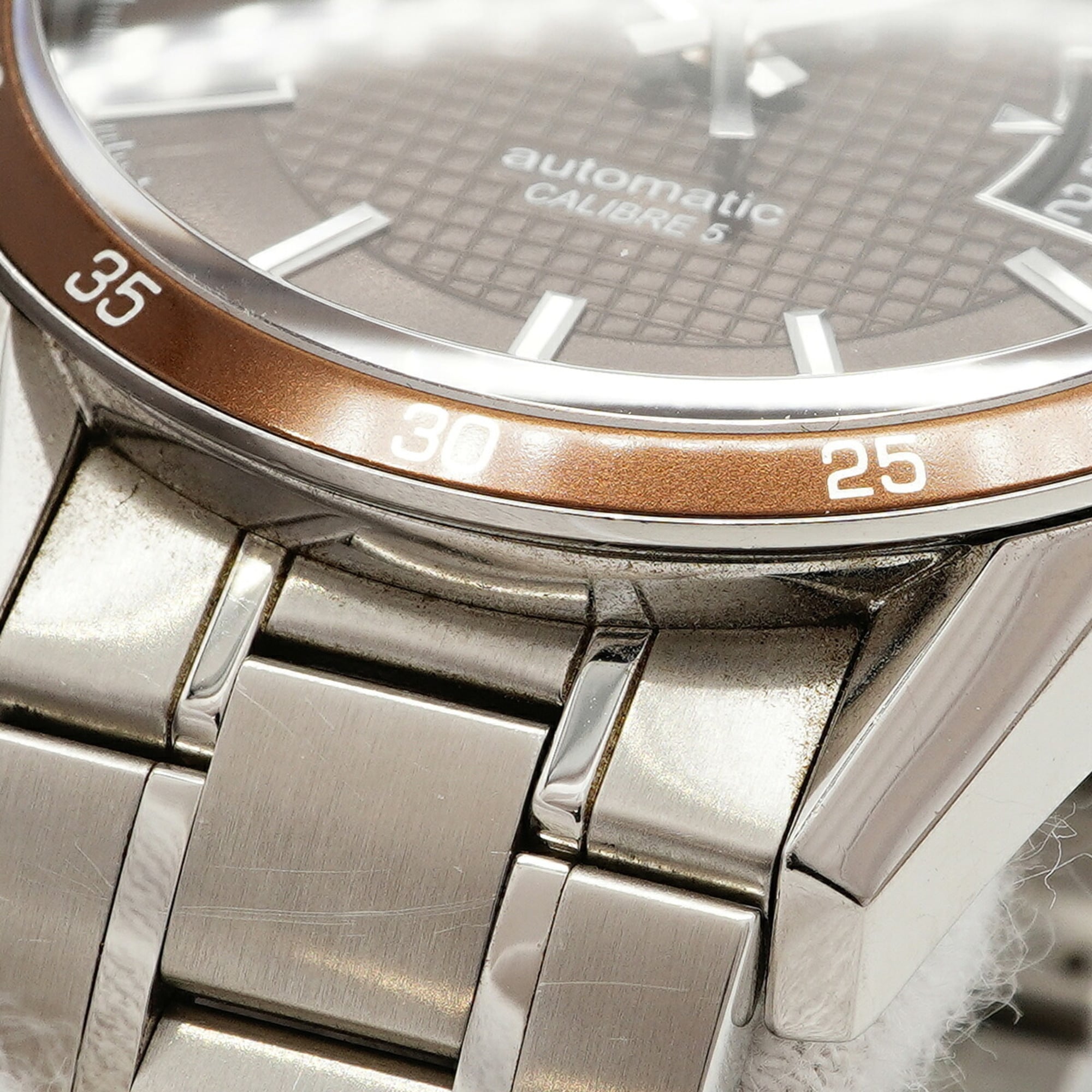 TAG Heuer Carrera Calibre 5 WV211N Brown Dial Men's Watch — Good