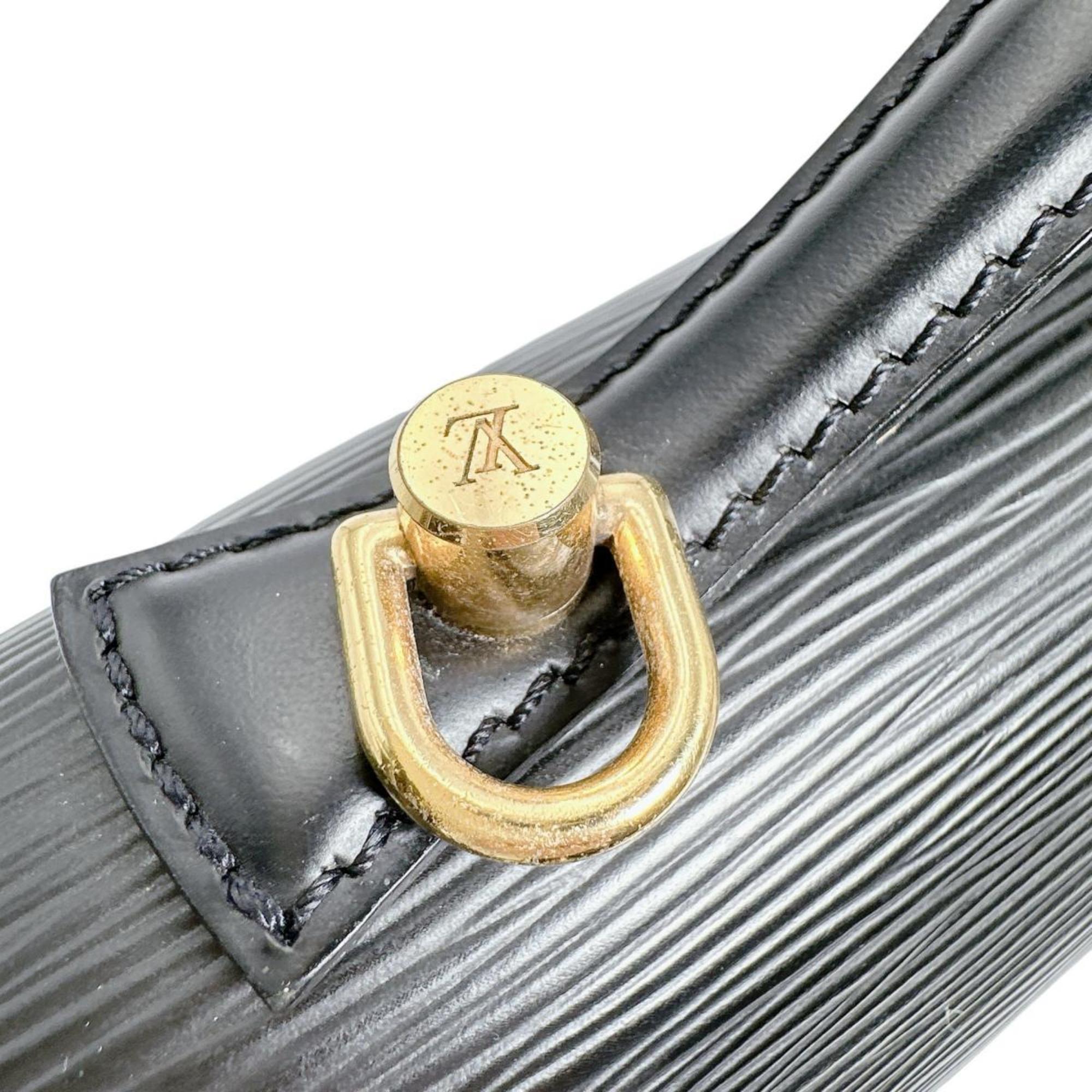 Louis Vuitton Monceau Epi Leather Shoulder Bag M52792 Black — Like New