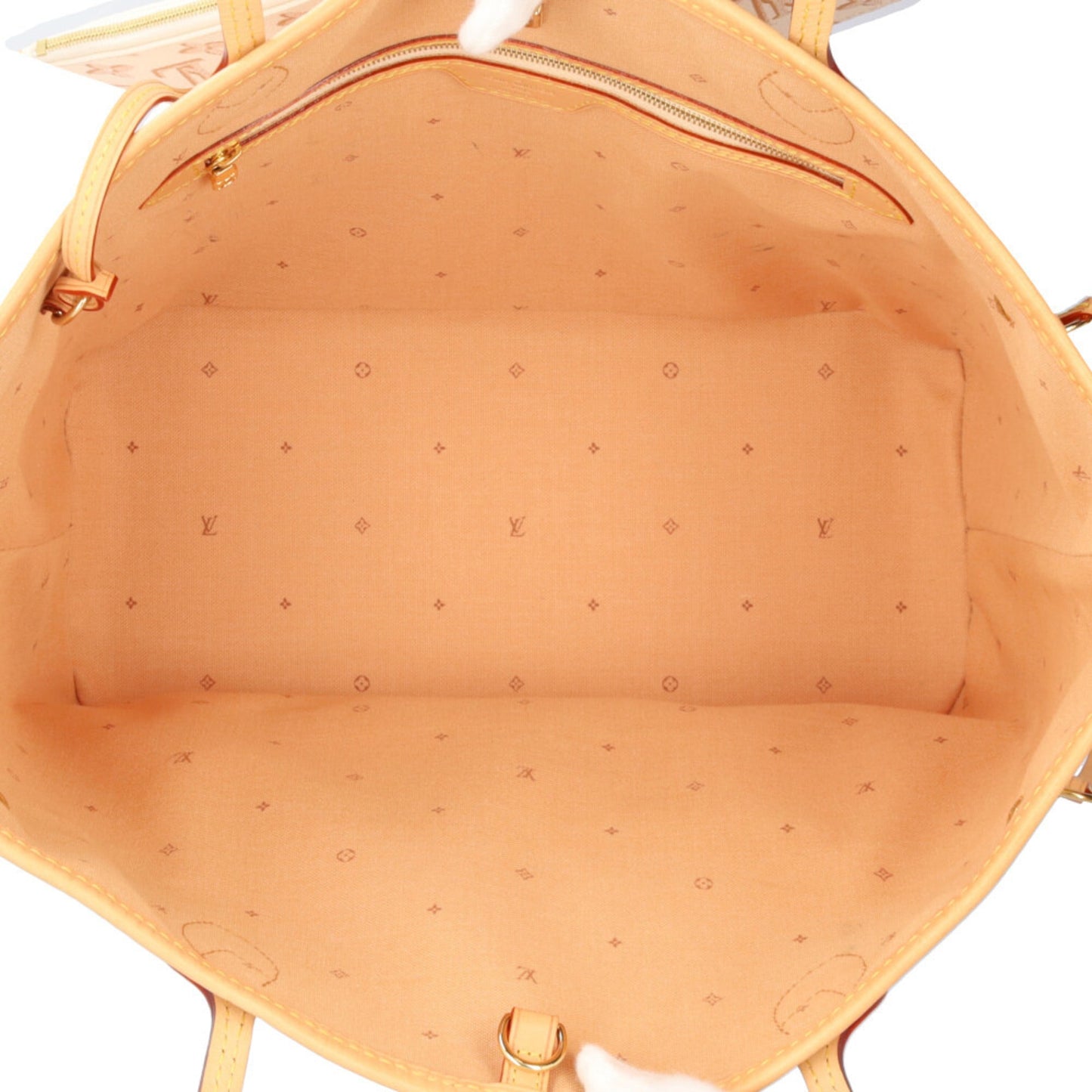 Pre-owned Louis Vuitton Neverfull MM Monogram Fall for You Tote Bag, PVCM20921, Beige, Women's