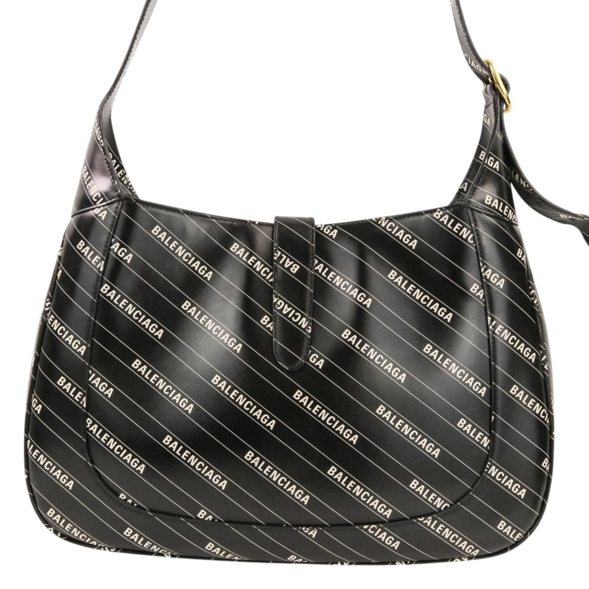 GUCCI BALENCIAGA The Hacker Project Jackie 1961 Medium Shoulder Bag 636712 Black Women's — Like New