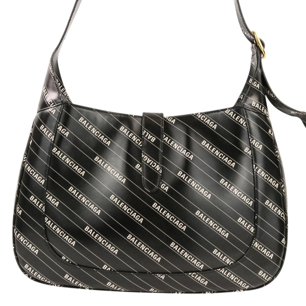 GUCCI BALENCIAGA The Hacker Project Jackie 1961 Medium Shoulder Bag 636712 Black Women's — Like New