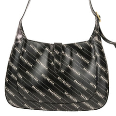 GUCCI BALENCIAGA The Hacker Project Jackie 1961 Medium Shoulder Bag 636712 Black Women's — Like New