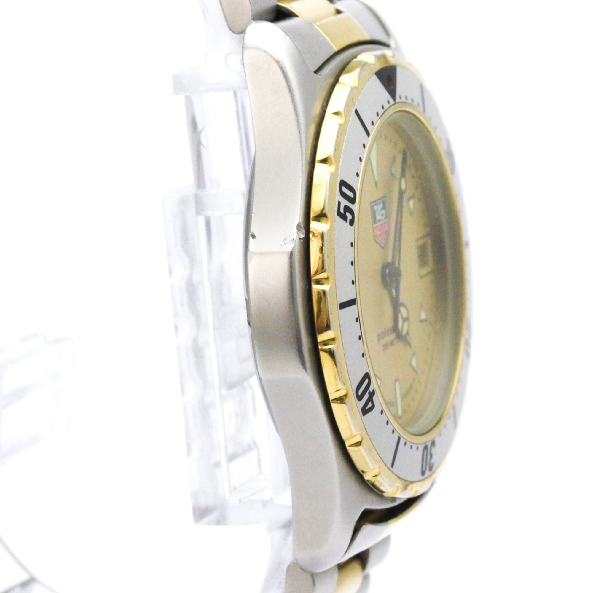 TAG HEUER 2000 Professional Gold Plated Steel Quartz Mens Watch 974.006R — Good