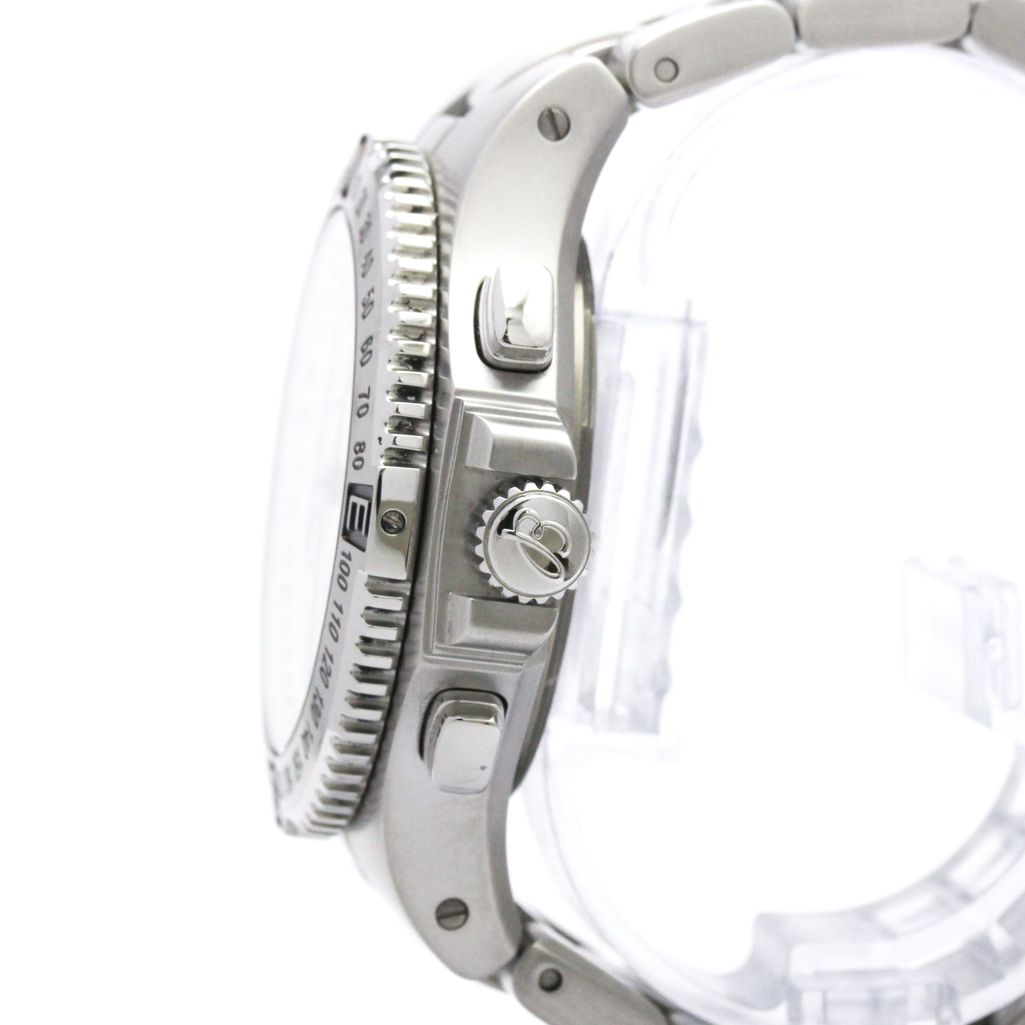 BREITLING Hercules Stainless Steel Automatic Mens Watch A39363 Polished — Very Good