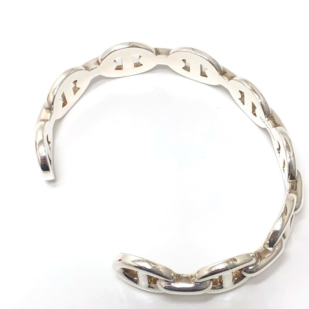 HERMES Chaine d'Ancre Enchainée SH size accessory bangle SV925 women's silver like new — Like New