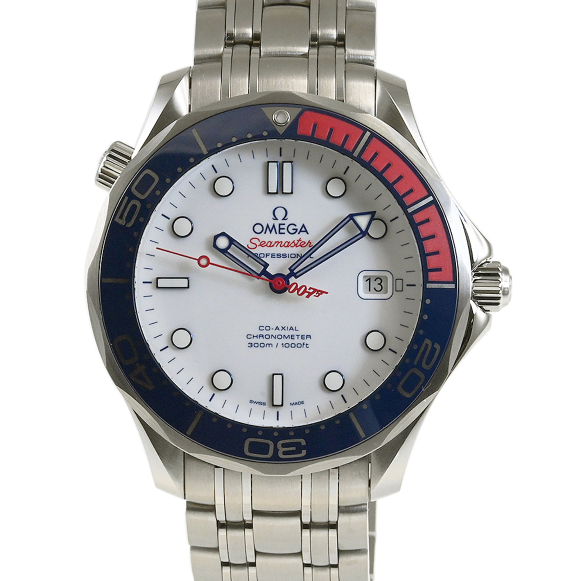OMEGA Seamaster Diver 300M Co-Axial 41MM Commander Watch World Limited Edition 7007 212.32.41.20.04.001 — Good