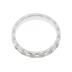 Chanel Coco Crush Collection Ring Mini Model Full Diamond J11871 750 18KWG #8 — Like New