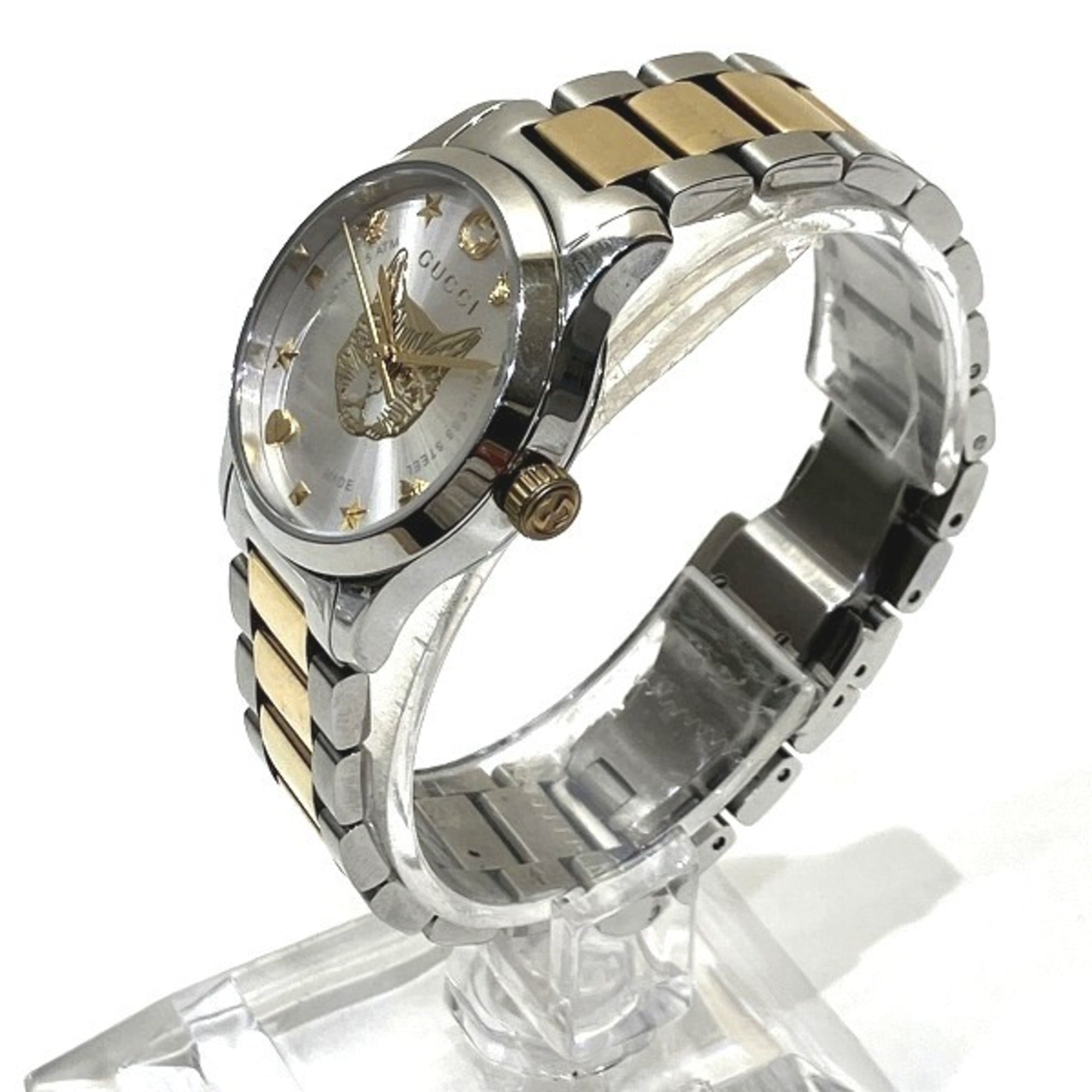 Gucci G-Timeless 126.5 Quartz Cat Head Watch for Women — Good