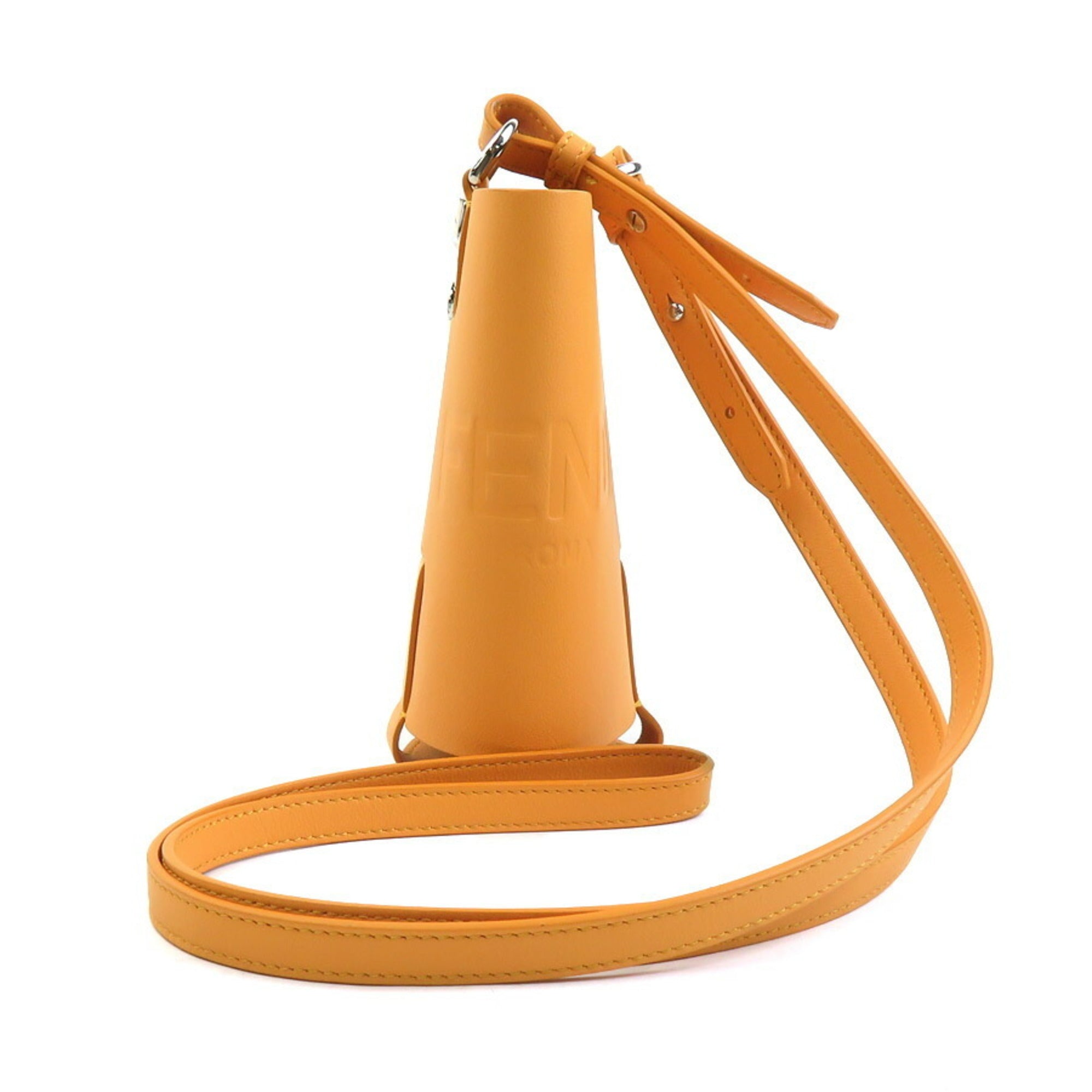 FENDI Bottle Holder Leather Orange Men's Women's 7AS022-AGLN 55878g