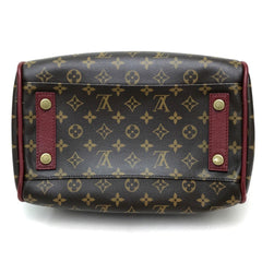 Louis Vuitton M40802 Monogram Mini Duffle Bag Hand Bag Bordeaux Dark brown Bordeaux — Like New