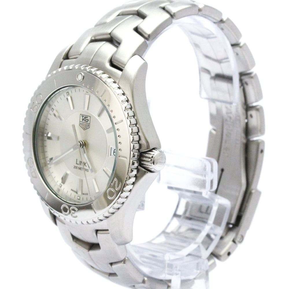 TAG HEUER Link Stainless Steel Quartz Mens Watch WJ1111 Polished — Very Good