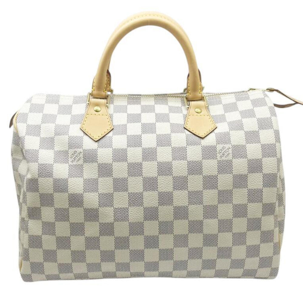 LOUIS VUITTON Damier Azur Speedy 30 M41533 SP3057 Handbag PVC Mini Boston Women's Men's — Like New