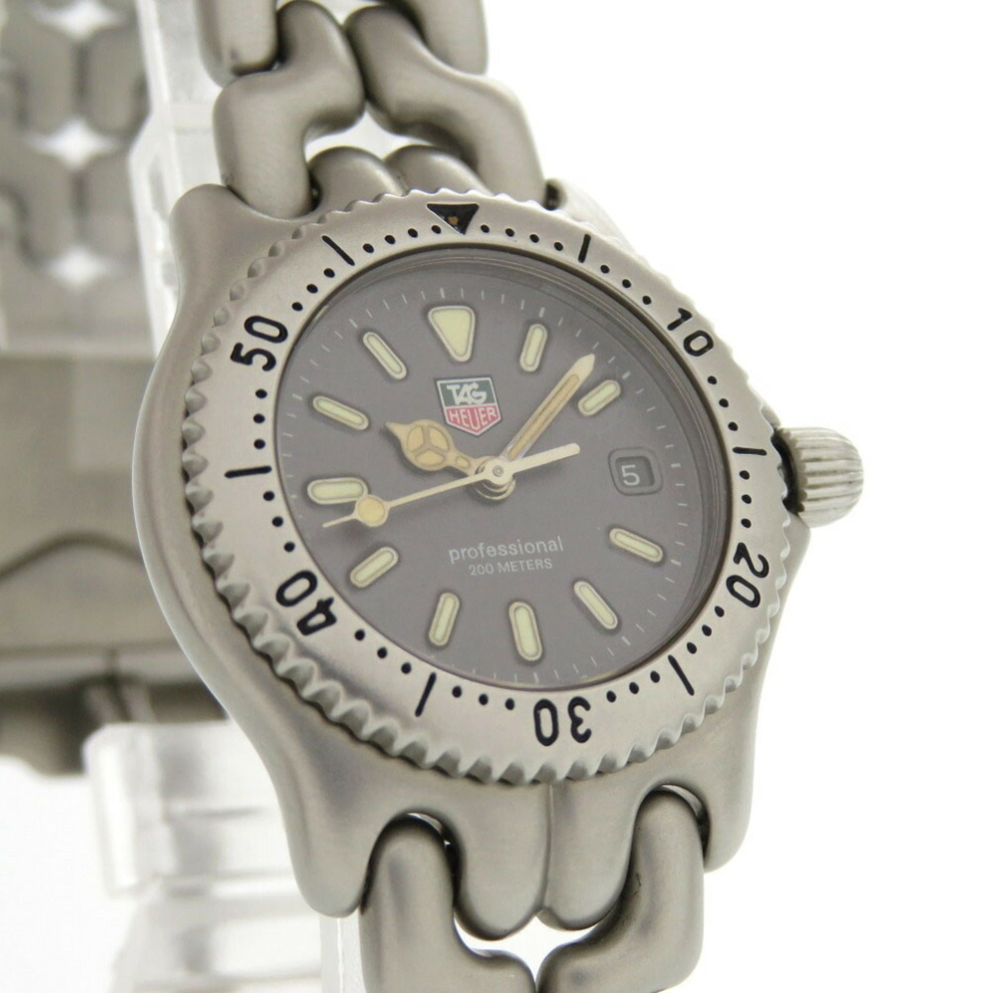TAG Heuer S99.215 Professional 200m Stainless Steel Grey Quartz Watch 1908TAG HEUER — Very Good