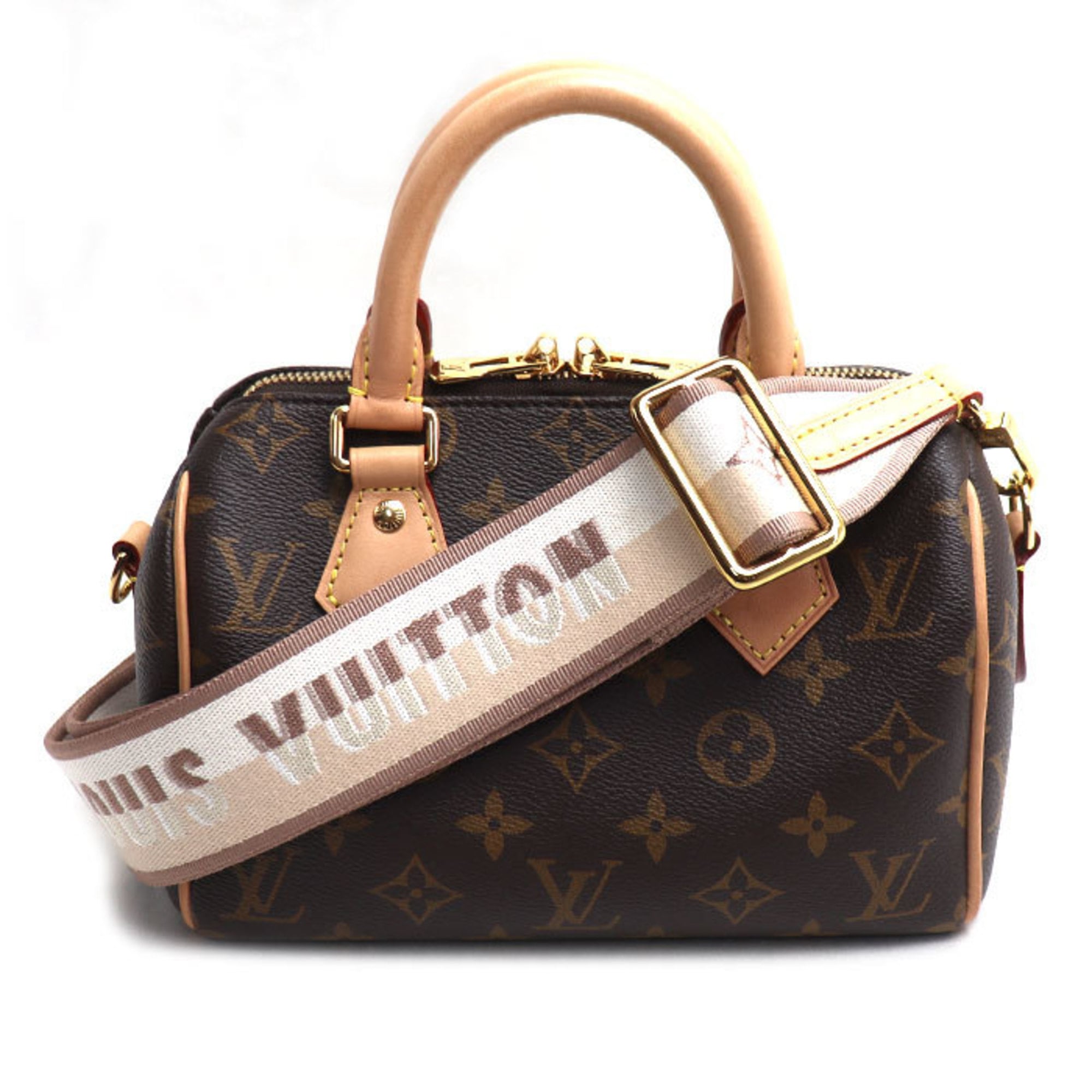 LOUIS VUITTON Speedy Bandouliere 20 2-Way Shoulder Bag Monogram Brown M46222 Women's