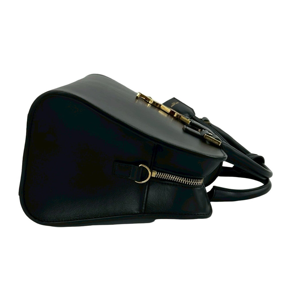 YVES SAINT LAURENT Baby Cabas YSL Leather 2-way Shoulder Bag/Handbag Black 10828 — Like New