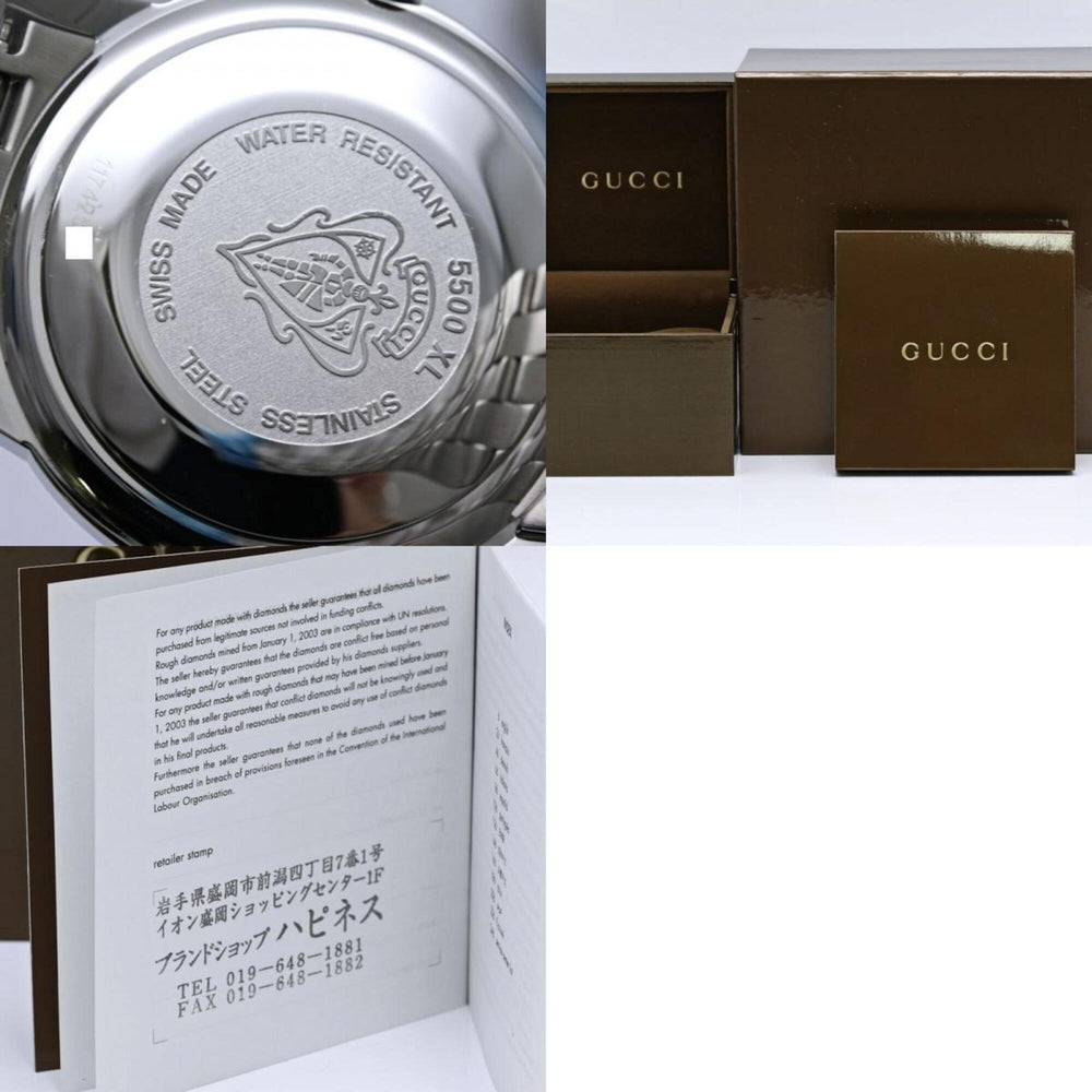 GUCCI G-Class YA055212 5500XL Men's Watch, Stainless Steel, 40570 — Very Good