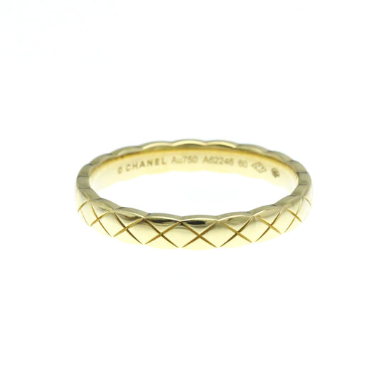 Chanel Coco Crush Mini Ring Fashion No Stone Band Ring Gold