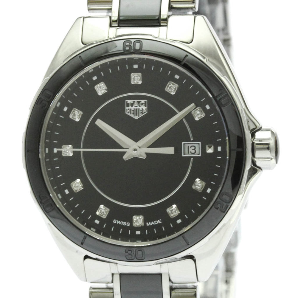 TAG HEUER Formula 1 Diamond Steel Quartz Ladies Watch WBJ141AB Polished — Very Good