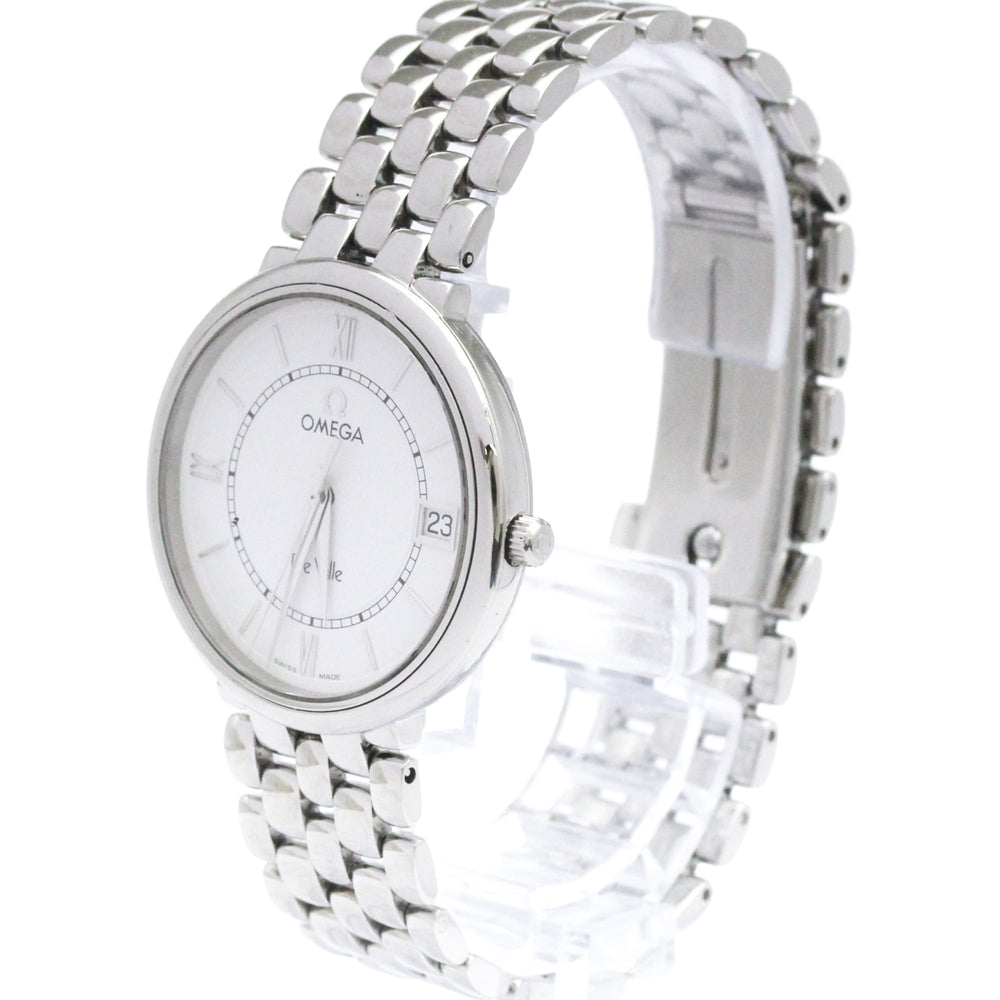 OMEGA De Ville Prestige Steel Quartz Mens Watch 7514.31 Poli2hed — Very Good