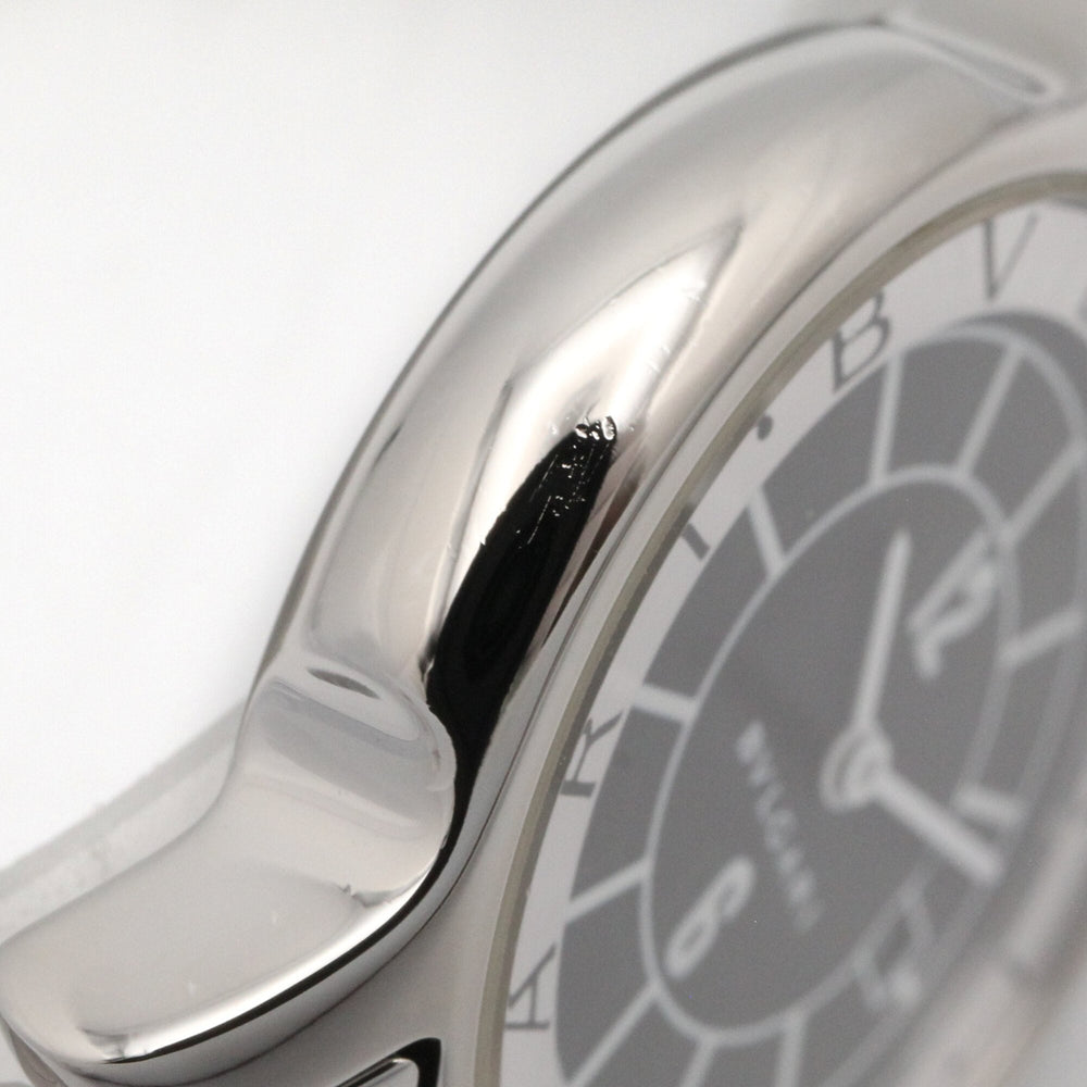 Bulgari BVLGARI Solo Tempo Watch, Stainless Steel, Women's, Black, ST29S — Very Good