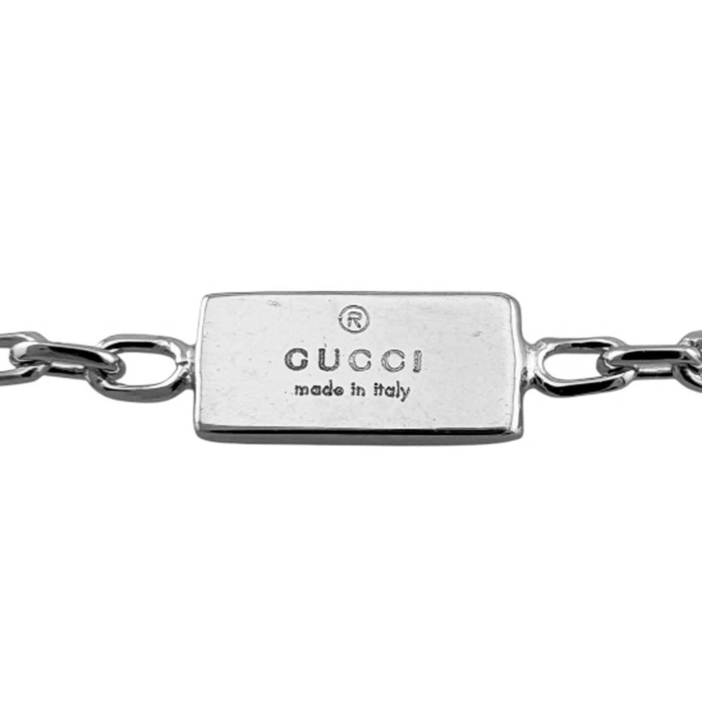 Gucci G Logo Cube Necklace with Amethyst for Women