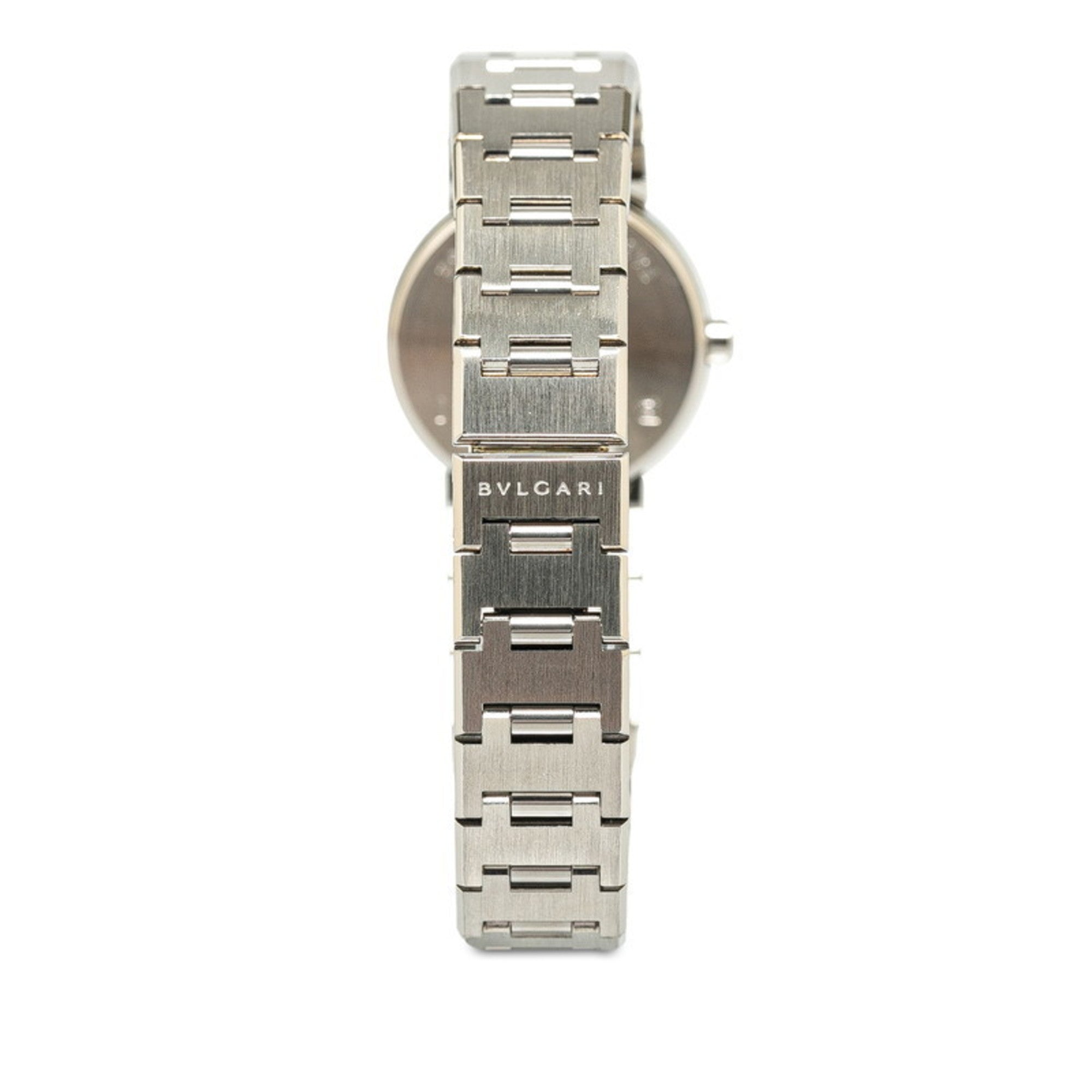 BVLGARI Watch BB23SS Quartz Black Dial Stainless Steel Women's — Very Good