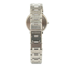 BVLGARI Watch BB23SS Quartz Black Dial Stainless Steel Women's — Very Good