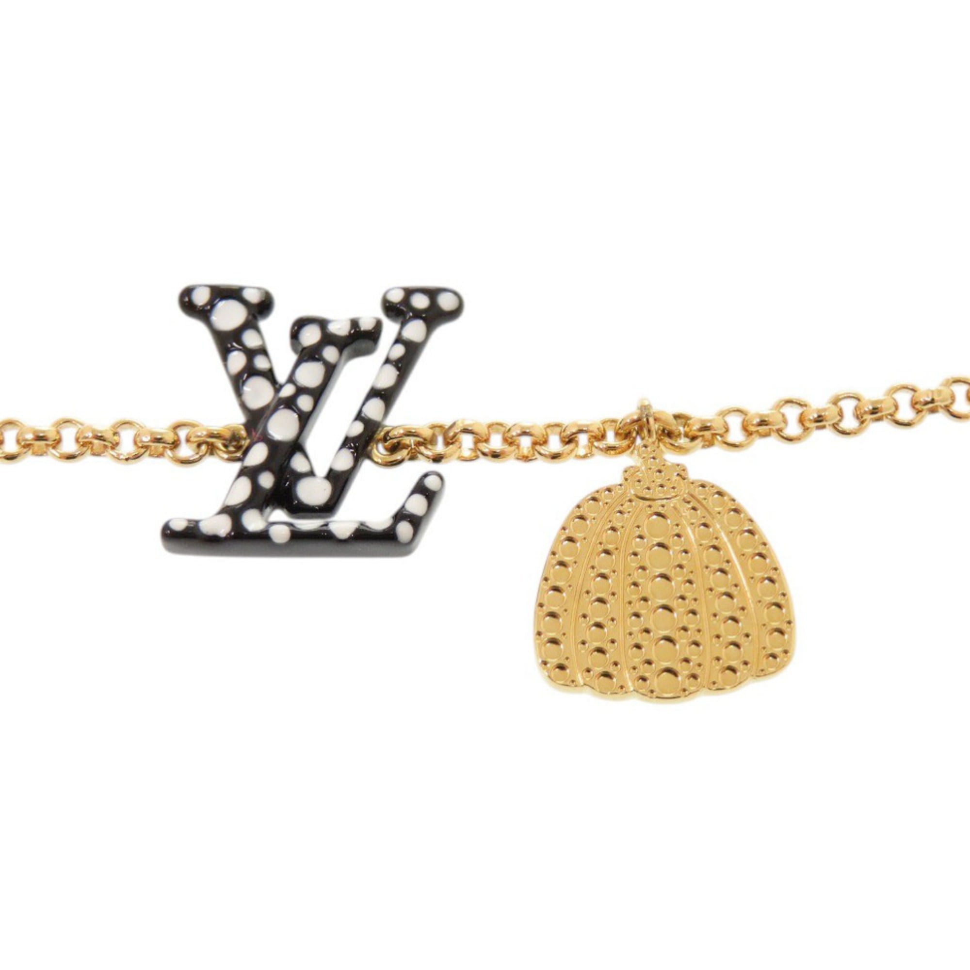 Louis Vuitton x Yayoi Kusama Bracelet LV Iconic Infinity Dot M0969A Metal Black 0496 LOUIS VUITTON — Like New