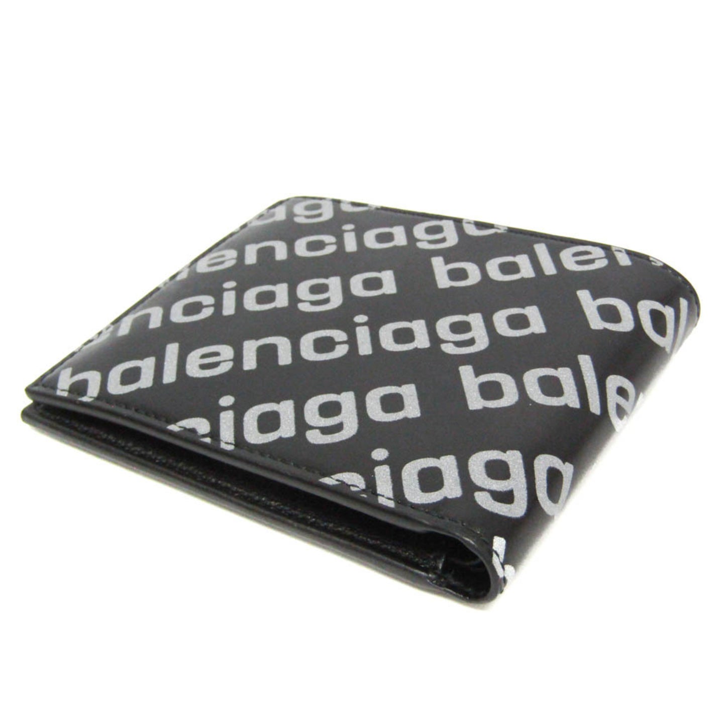 Balenciaga 594549 Women,Men  Calfskin Bill Wallet (bi-fold) Black