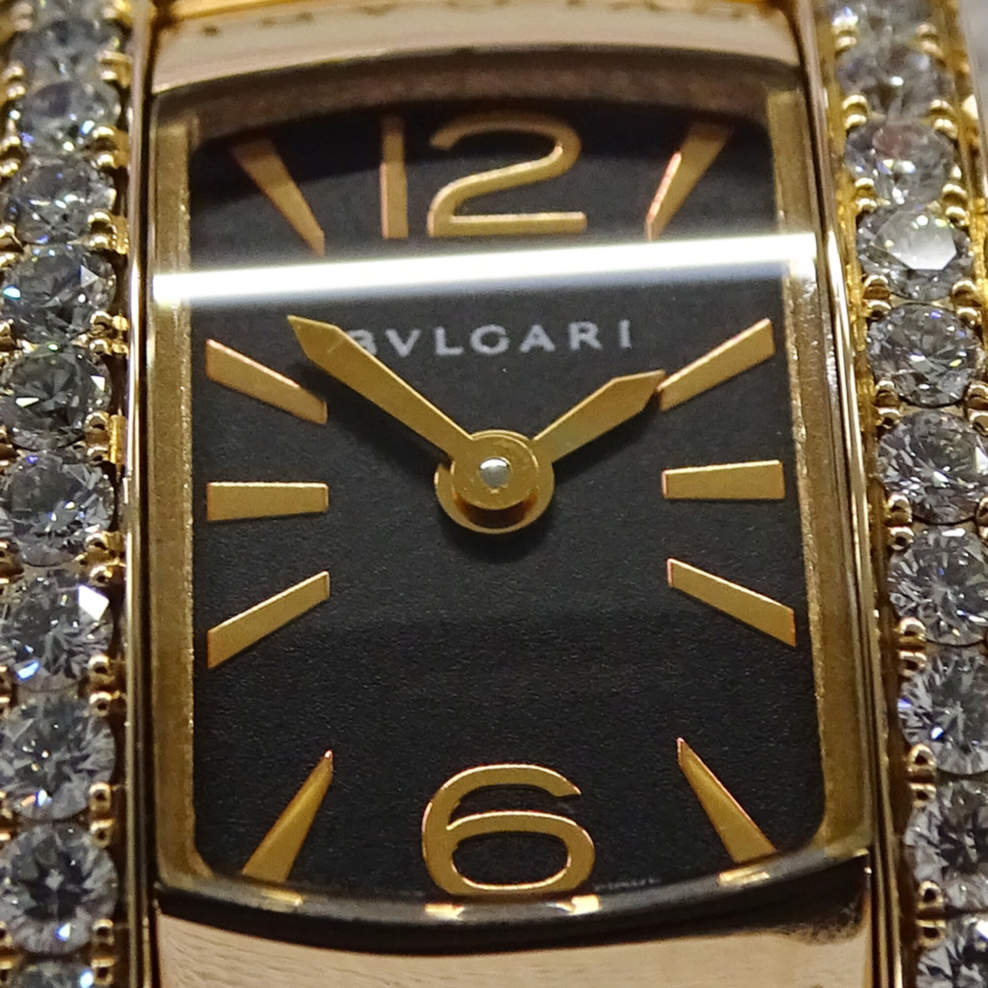 Bulgari BVLGARI Women's Watch, Brand: Assioma, Diamond Quartz, QZ, 750PG 18K Pink Gold, AAP26G — Good