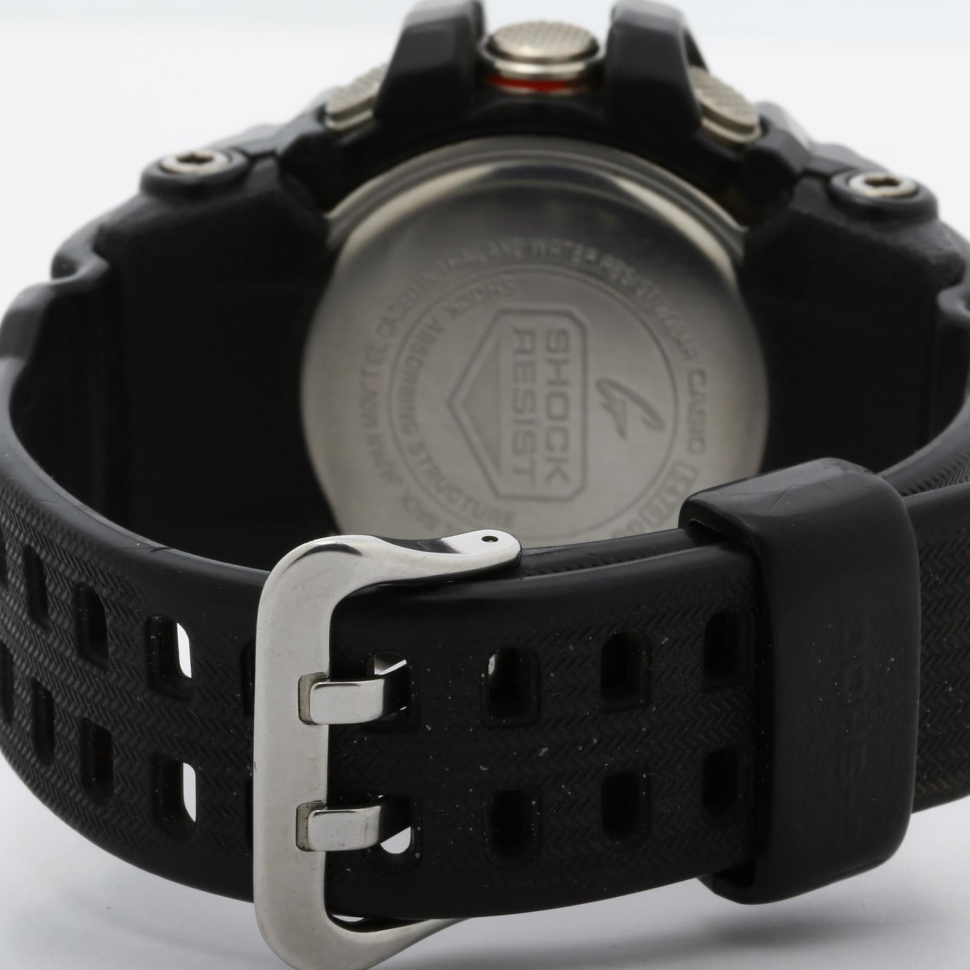 CASIO G-SHOCK MASTER OF G LAND MUDMASTER GG10001AJF Men's Digital-Analog Watch in Black Resin/Stainless Steel — Good