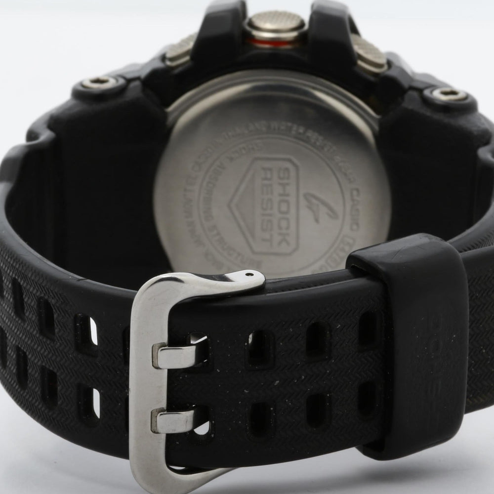 CASIO G-SHOCK MASTER OF G LAND MUDMASTER GG10001AJF Men's Digital-Analog Watch in Black Resin/Stainless Steel — Good