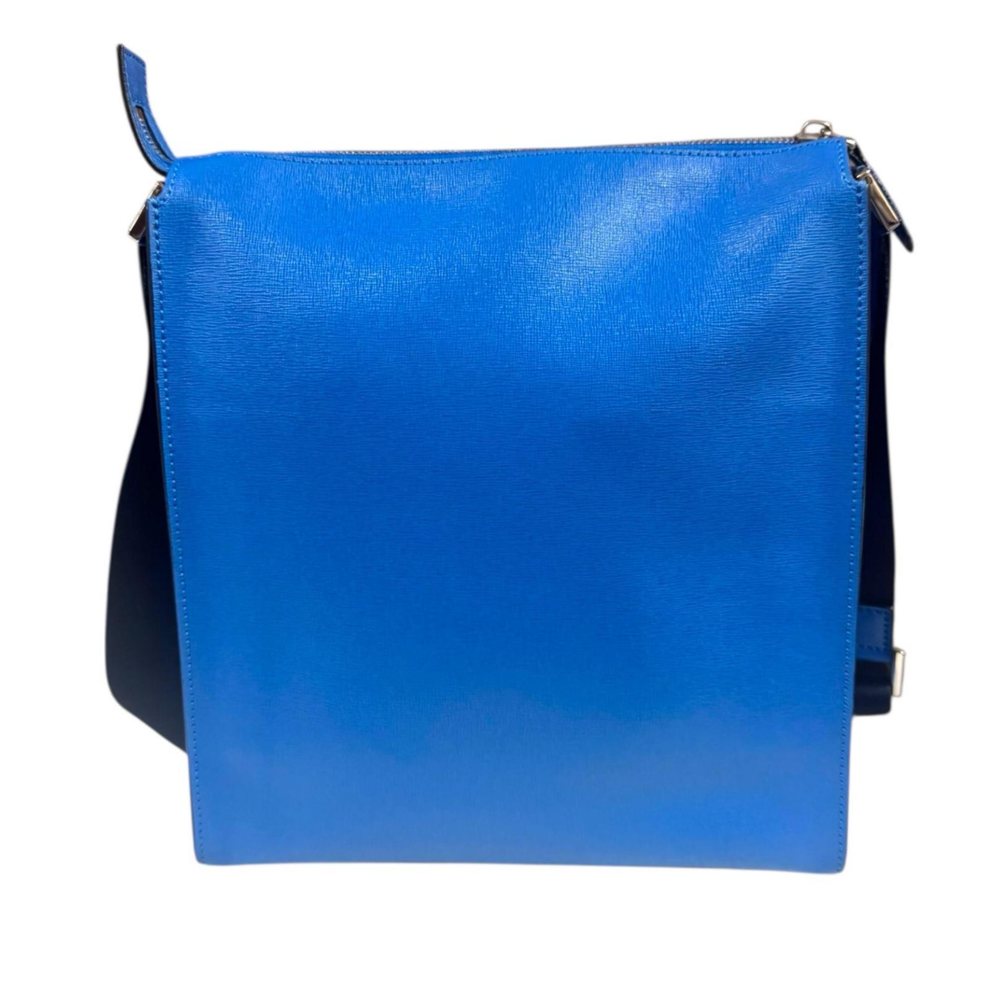 Fendi Shoulder Bag Leather 7VA319 Blue Men's FENDI