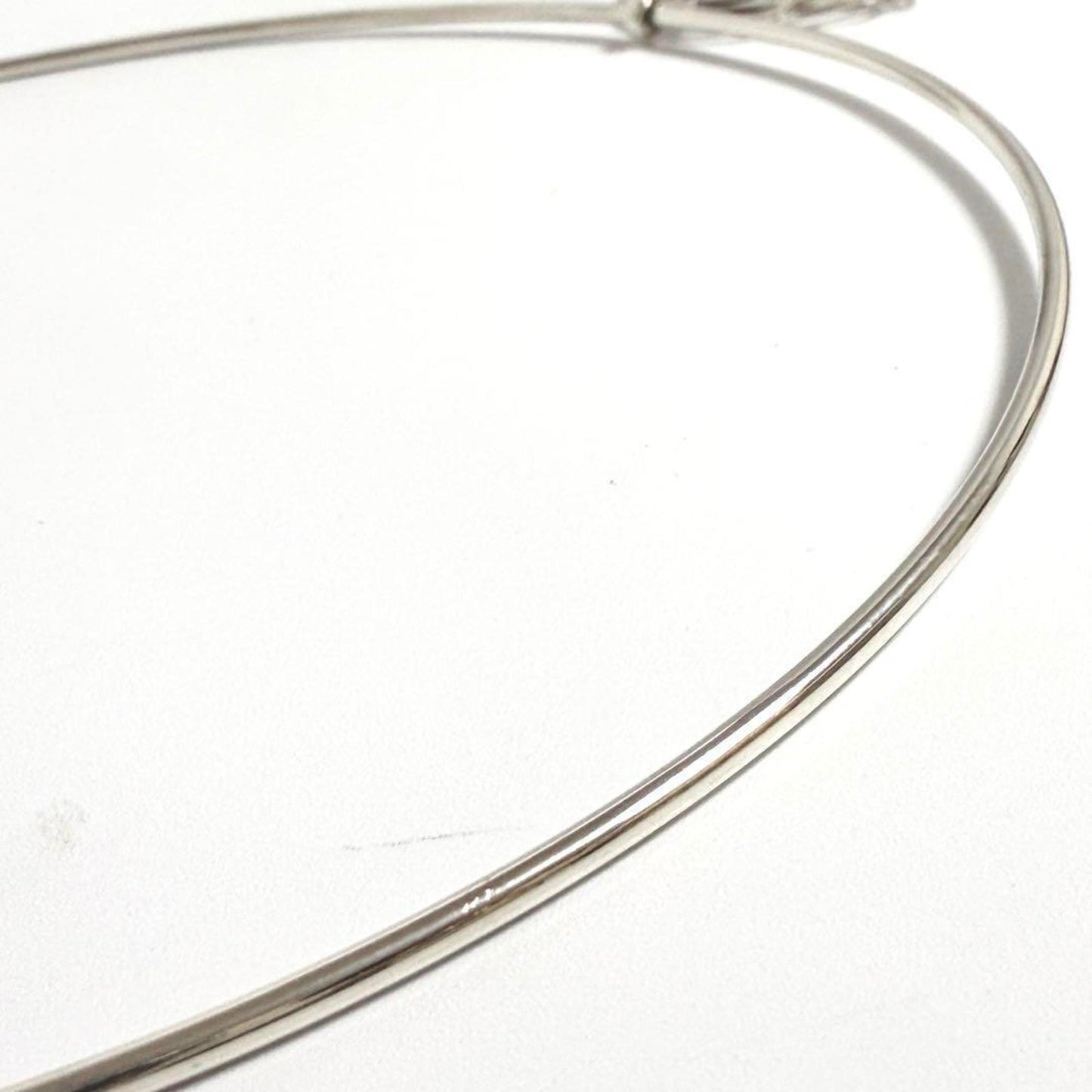 Chanel camellia pendant necklace choker in 925 silver