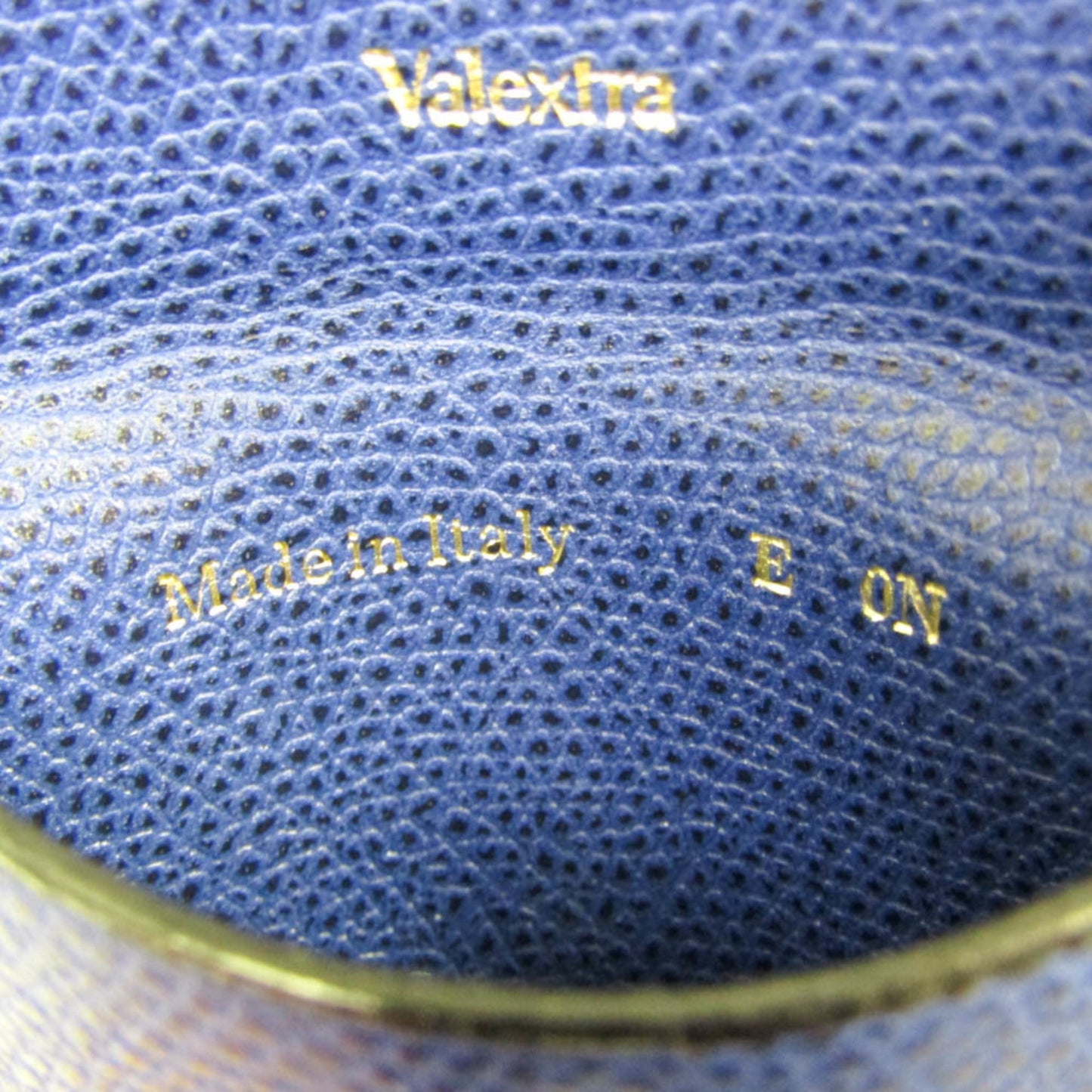 Valextra Unisex Leather Coin Purse/coin Case Royal Blue