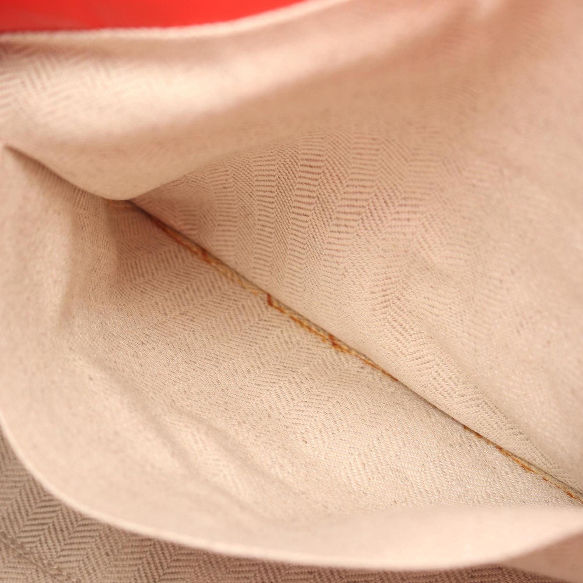 LOEWE Puzzle Bag Medium Handbag Leather Women's Red