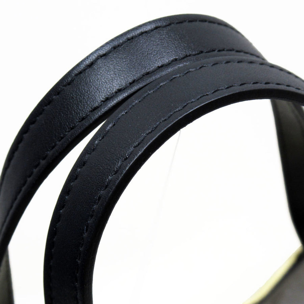 JIMMY CHOO Shoulder Bag Raffia Leather Natural x Black Women's t19066g