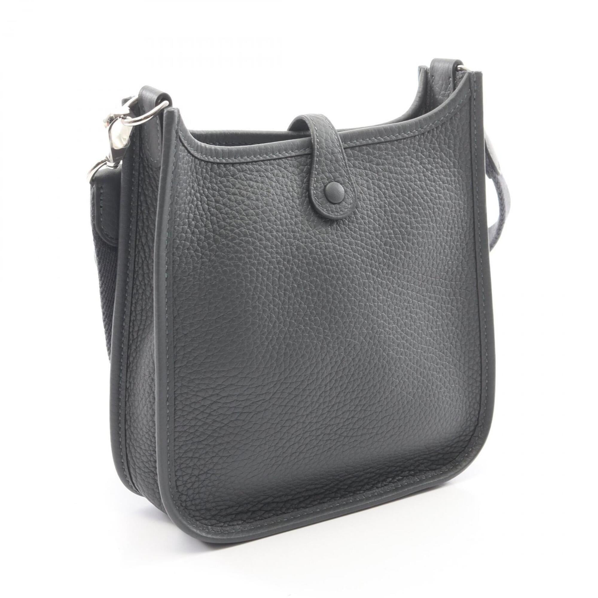 Hermes Evelyne TPM Amazon Gris Misty Shoulder Bag/Handbag, Taurillon Clemence Leather, Women's, Gray — New - Store Return