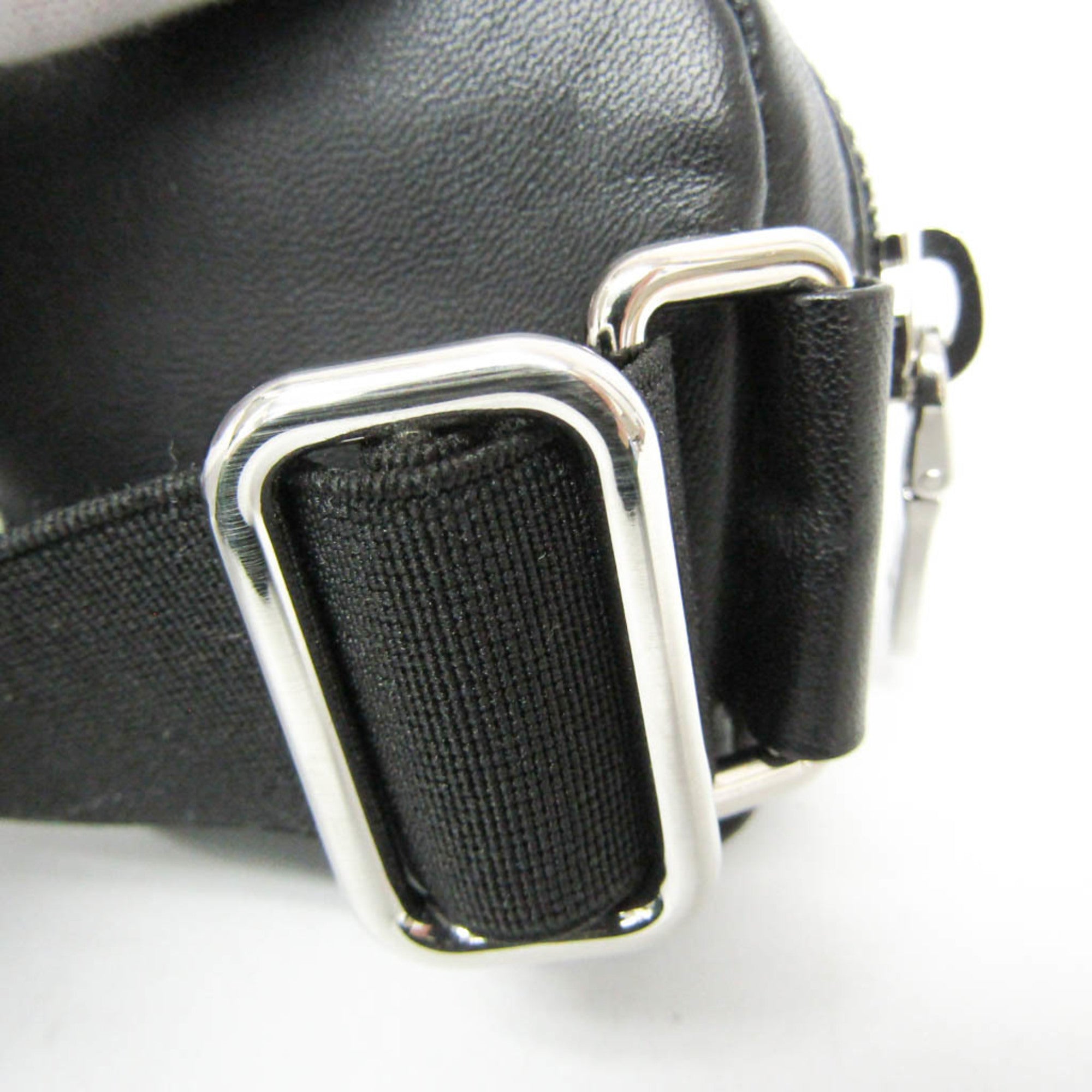 Prada Belt Pouch 1TT137 Women,Men Leather Pouch Black — Like New