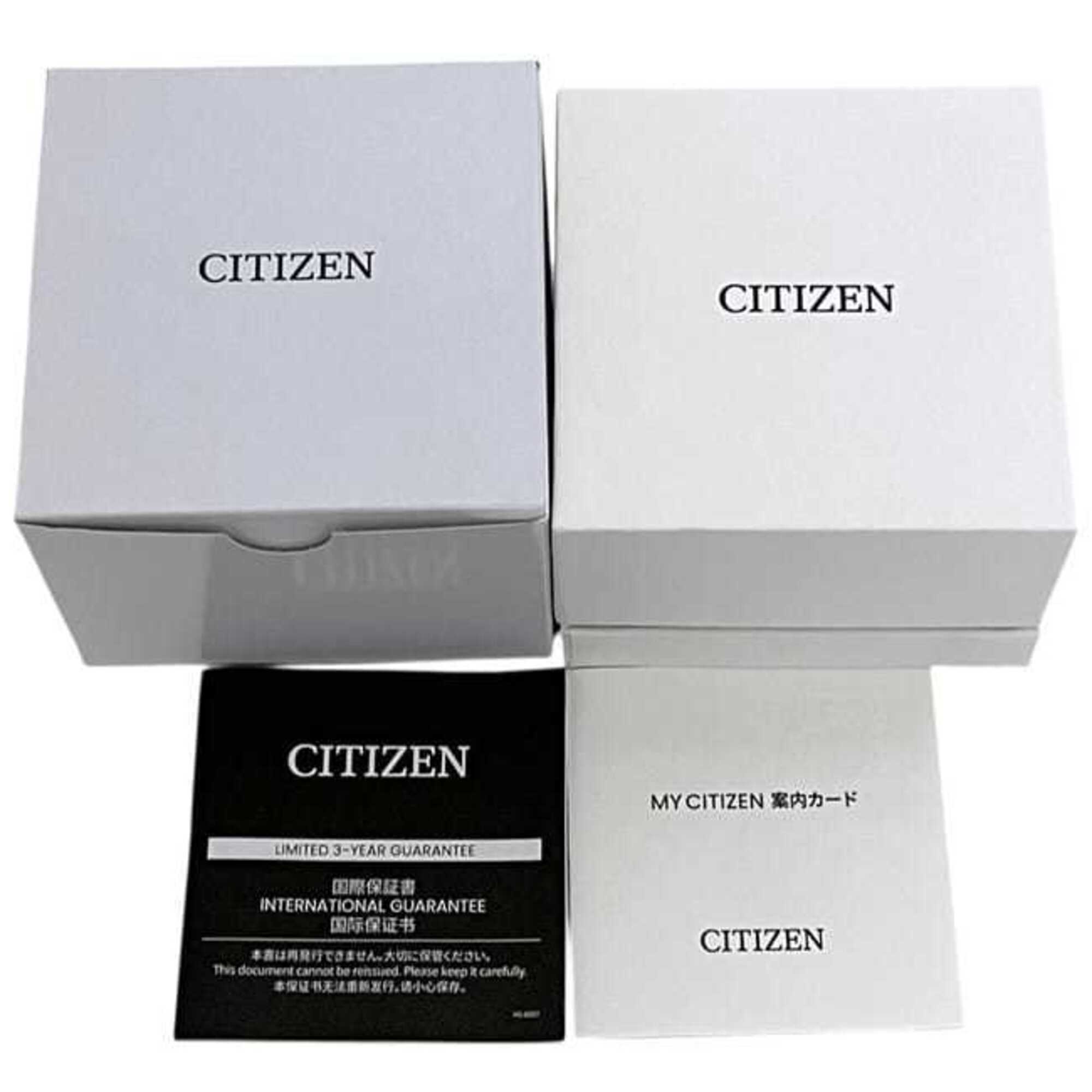 Citizen Attesa Red Black Eco-Drive Watch BY1005-73Z H874-005HK02 Men's Titanium Quartz Radio-Controlled Solar 5D203**** CITIZEN Day-Date — Very Good
