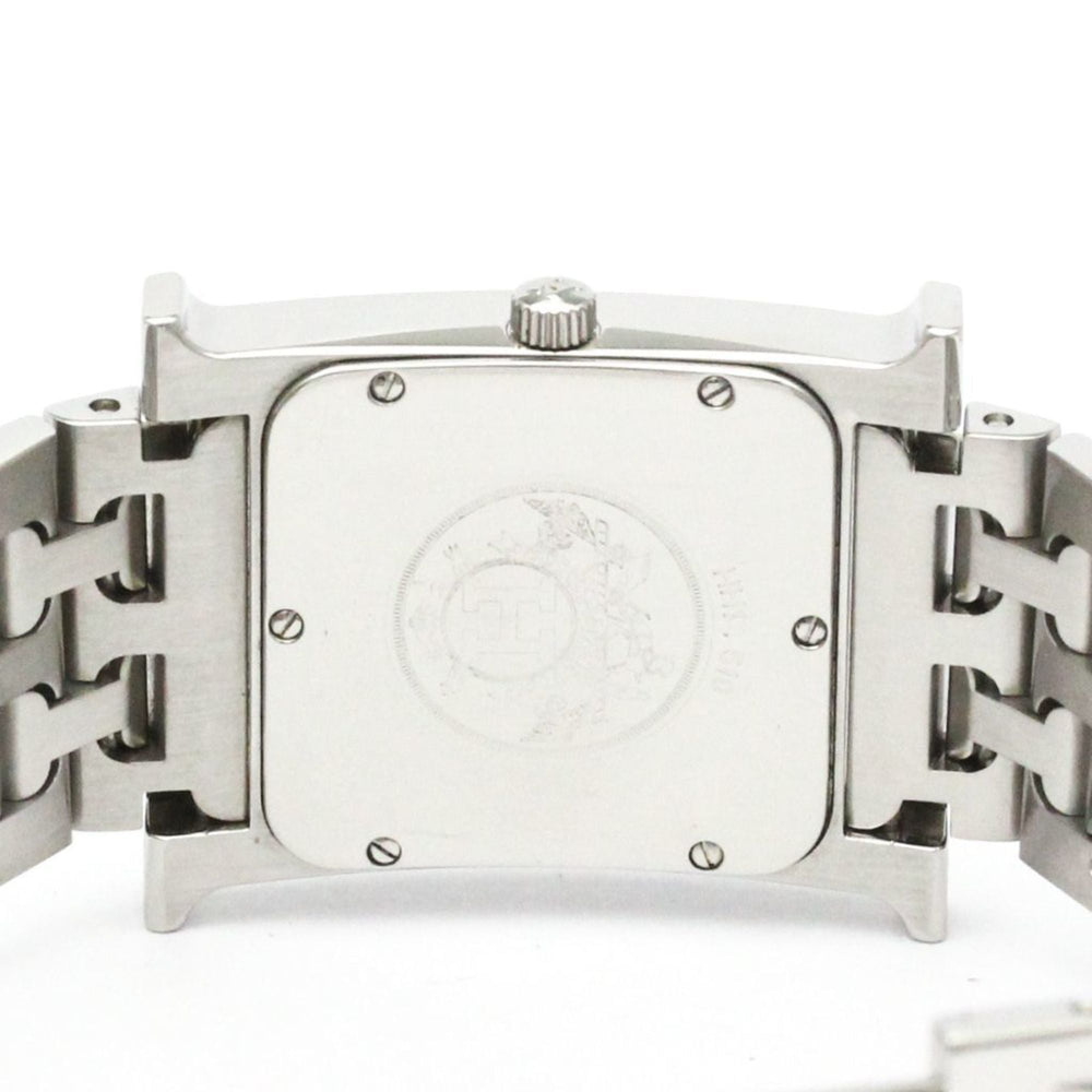 HERMES H Watch Stainless Steel Quartz Ladies Watch HH1.510 Polished — Very Good