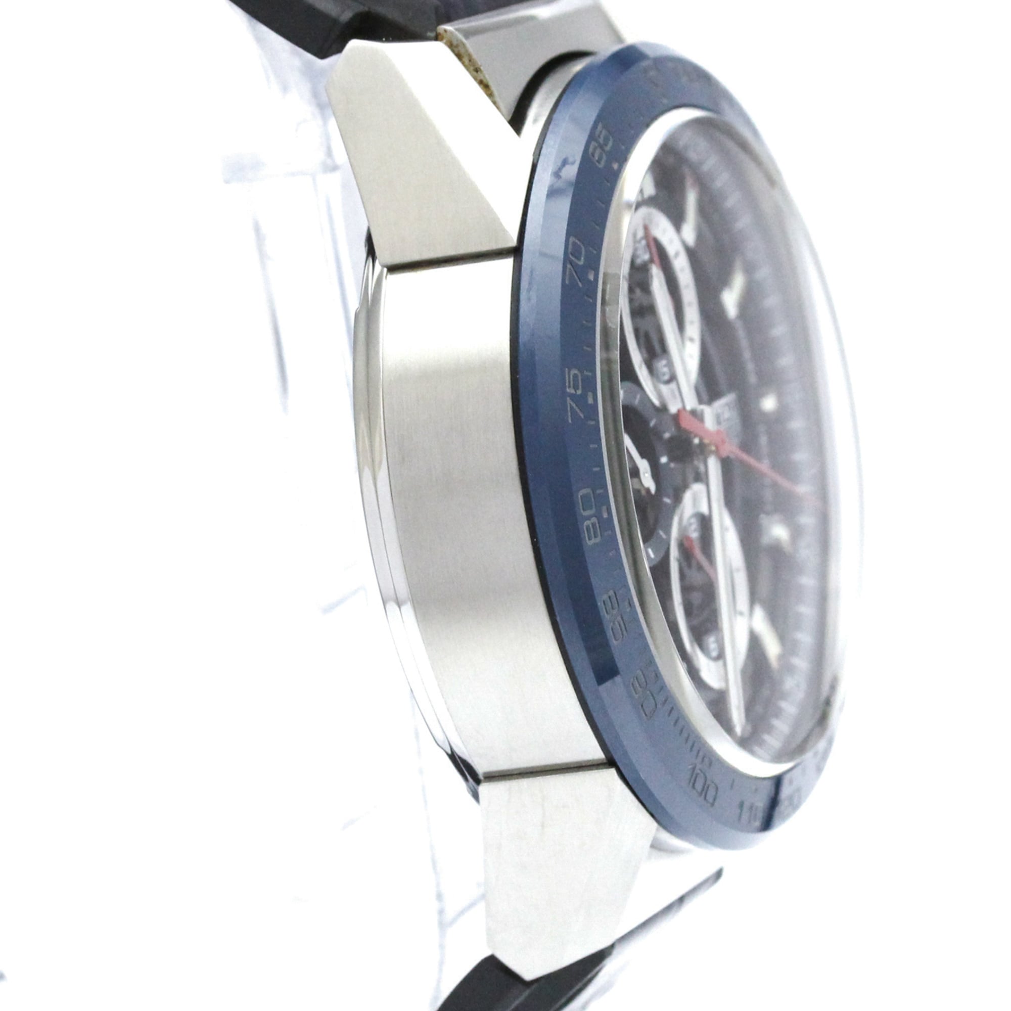 TAG HEUER Carrera Caliber Heuer 01 Chronograph Watch CAR201T Polished — Very Good
