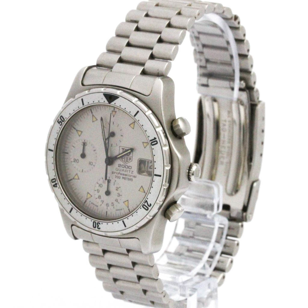 TAG HEUER Chronograph Quartz Stainless Steel Mens Watch 272.006 — Good