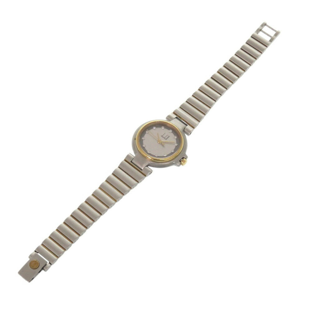 Dunhill Millennium 12P Diamond SS Grey Quartz Watch 0028Dunhill — Good