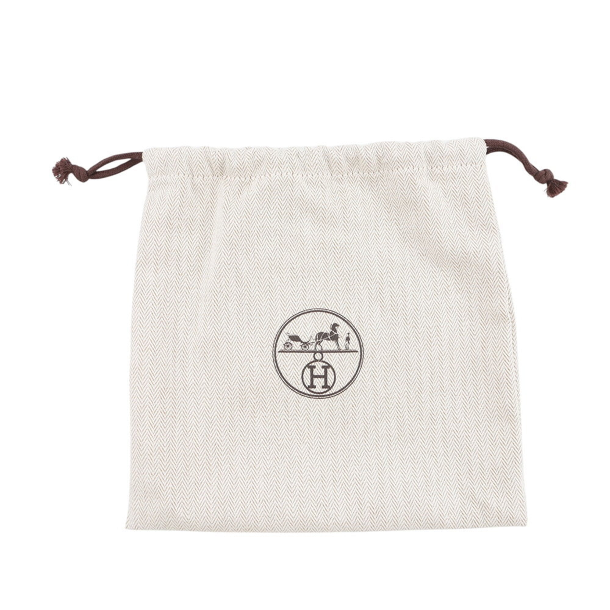 Hermes handbag pouch Bolide mini black cotton HERMES — Like New