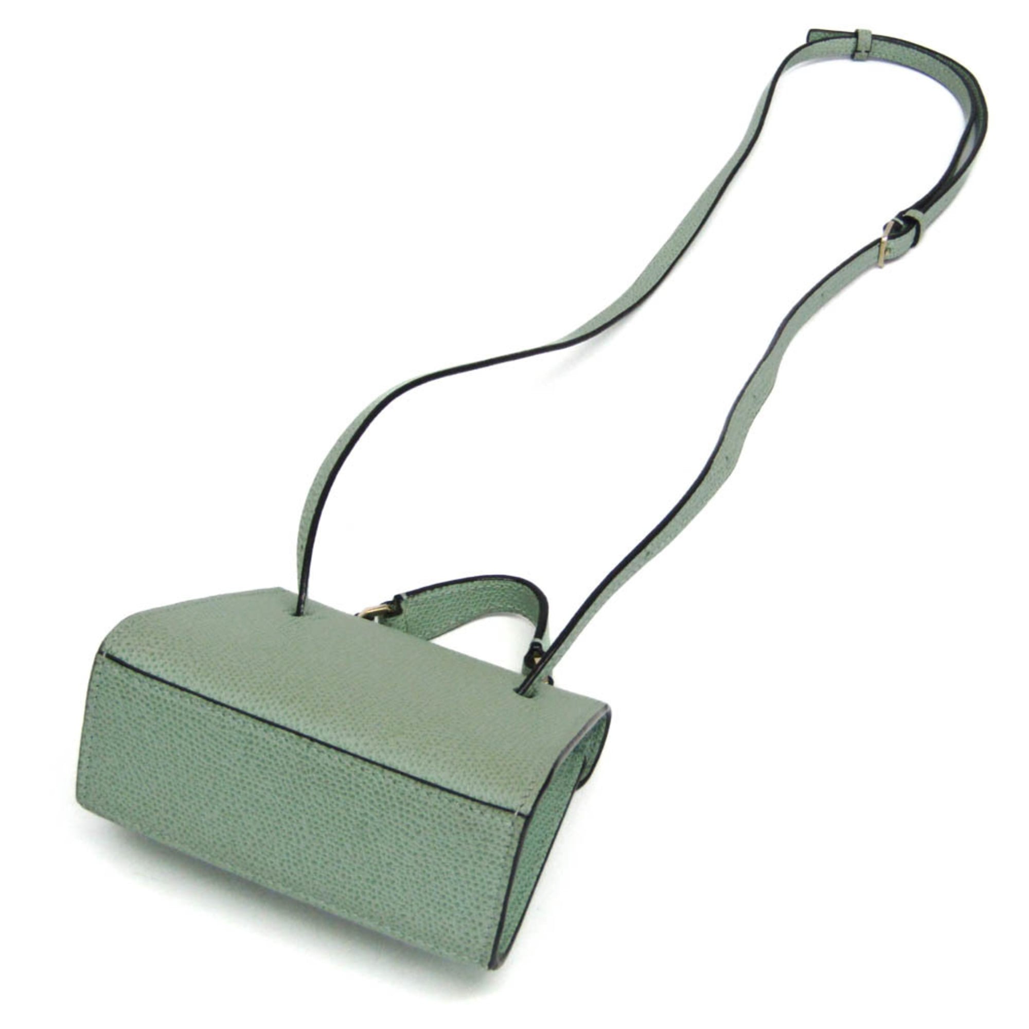 Valextra ISIDE BELT SGES0061028LOCPL99 Women's Leather Fanny Pack,Shoulder Bag Green — Like New