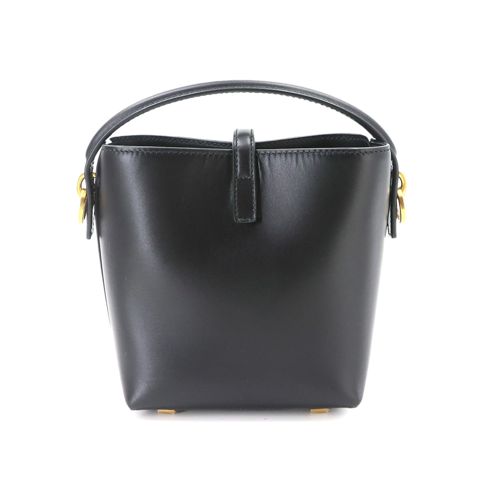 Saint Laurent LE37 Mini 2-way Shoulder/Handbag, Leather, Black, Gold Hardware, 765870 — New - Store Return