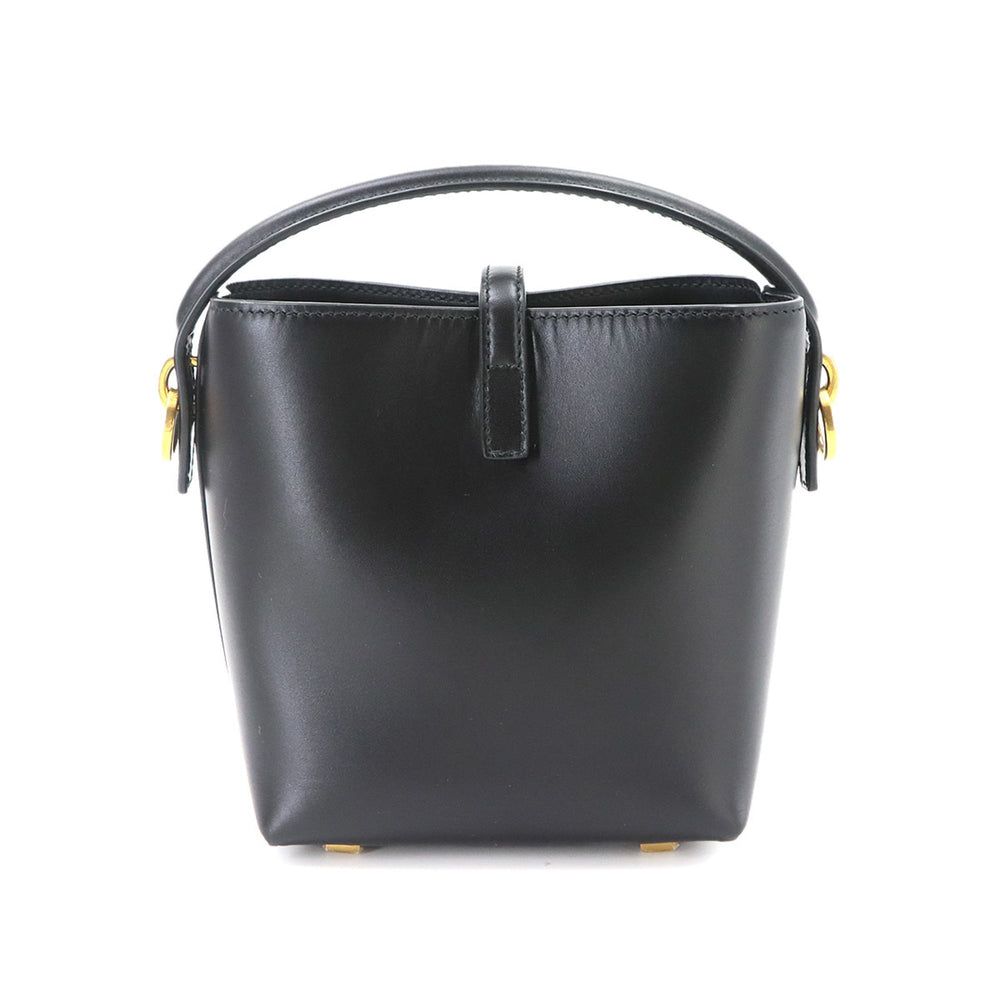Saint Laurent LE37 Mini 2-way Shoulder/Handbag, Leather, Black, Gold Hardware, 765870 — New - Store Return