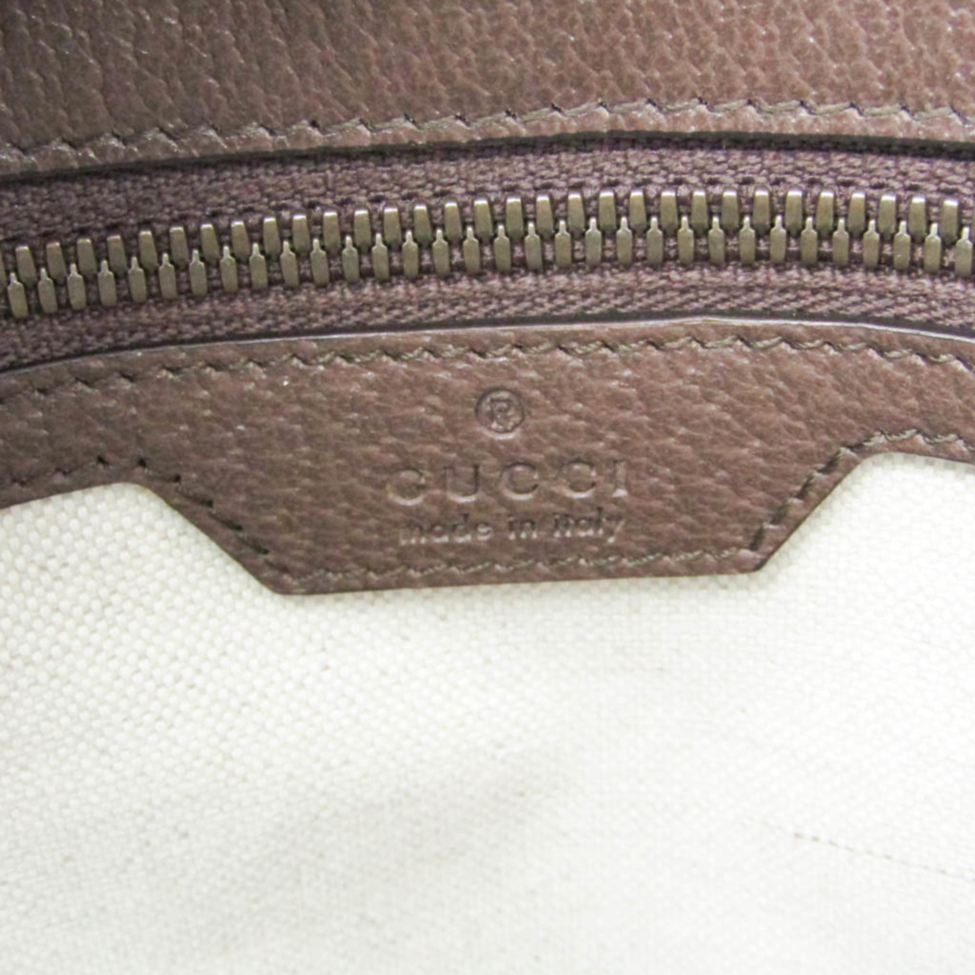 Gucci Gucci Interlocking Gucci Tiger Medium Tote 687827 Men,Women GG Supreme,Leather Shoulder Bag,Tote Bag Beige,Brown — Like New