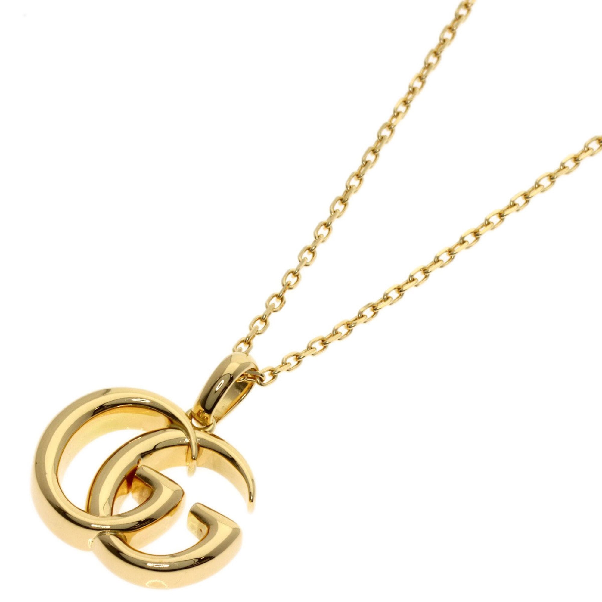 Gucci GG Running Long Necklace, 18K Yellow Gold, Women's — Like New